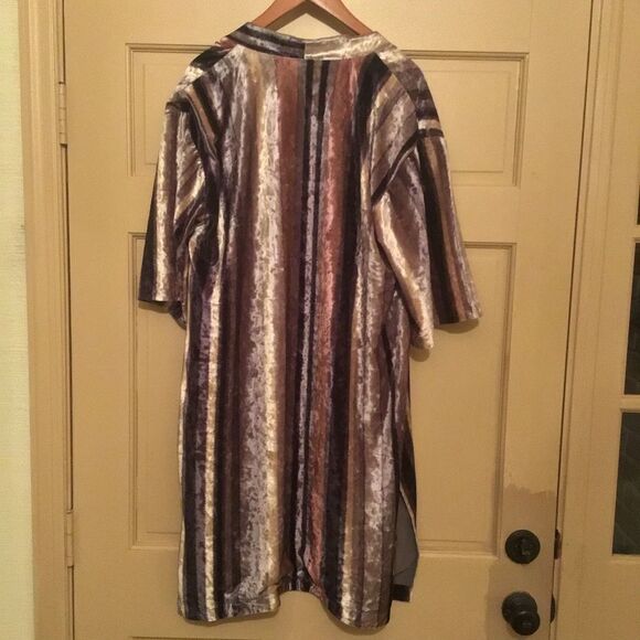 Miss Me Velvet Striped Cardigan - Picture 6 of 9